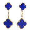 Van Cleef & Arpels VCARD78800-Lapis Lazuli Magic Alhambra earrings 2 motifs Yellow gold Lapis Lazuli 1