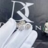 Van Cleef & Arpels VCARP9X800 Fleurette earrings 18K white gold Diamond earrings 2