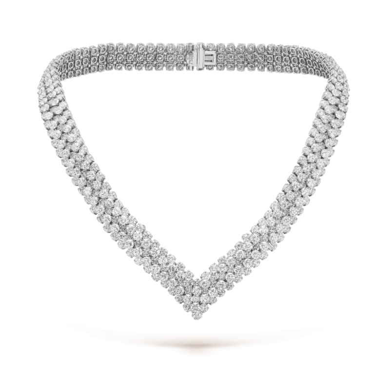 Van Cleef & Arpels VCARO9CP00 À Cheval transformable necklace Platinum Diamond 1