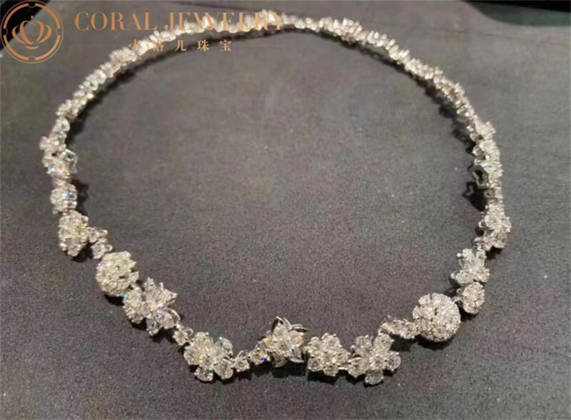 Van Cleef & Arpels VCARP05E00 Folie des Prés necklace White gold Diamond necklace 2