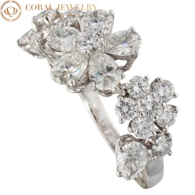 Van Cleef & Arpels VCARP05500 Folie des prés ring White gold Diamond ring 8