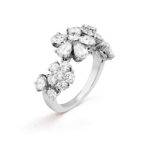 Van Cleef & Arpels VCARP05500 Folie des prés ring White gold Diamond ring 1
