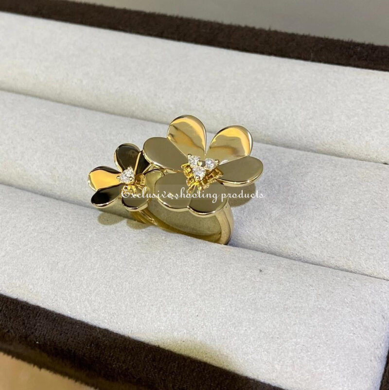 Van Cleef & Arpels VCARB67600 Frivole Between the Finger Ring Yellow gold Diamond Ring 7