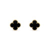 Van Cleef & Arpels VCARA44300 Magic Alhambra Earrings 18k Yellow Gold Onyx Earrings 1