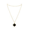 Van Cleef & Arpels VCARO49M00 Magic Alhambra long necklace 1 motif Yellow gold Onyx necklace 2