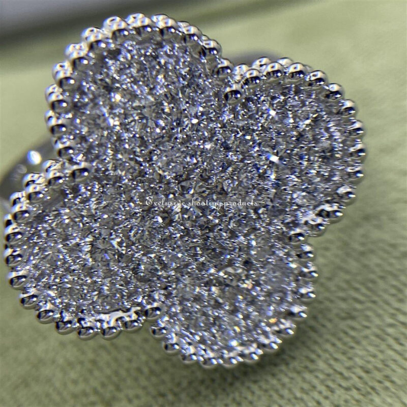 Van Cleef & Arpels VCARN9WU00 ring Magic Alhambra White gold Diamond ring 2