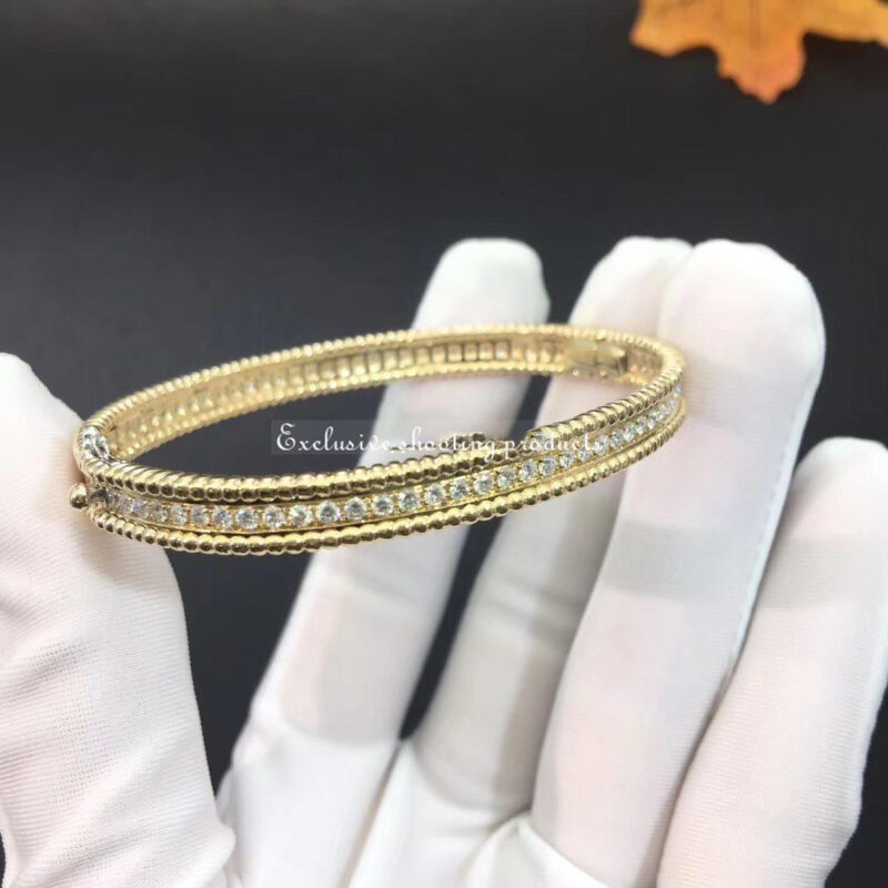 Van Cleef & Arpels VCARP27C00 Perlée diamonds bracelet 1 row Yellow gold Diamond 8