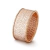 Van Cleef & Arpels VCARO2EX00 Perlée diamonds bracelet Rose gold 1