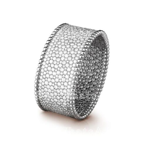 Van Cleef & Arpels Perlée diamonds VCARO2EY00 bracelet white gold 1