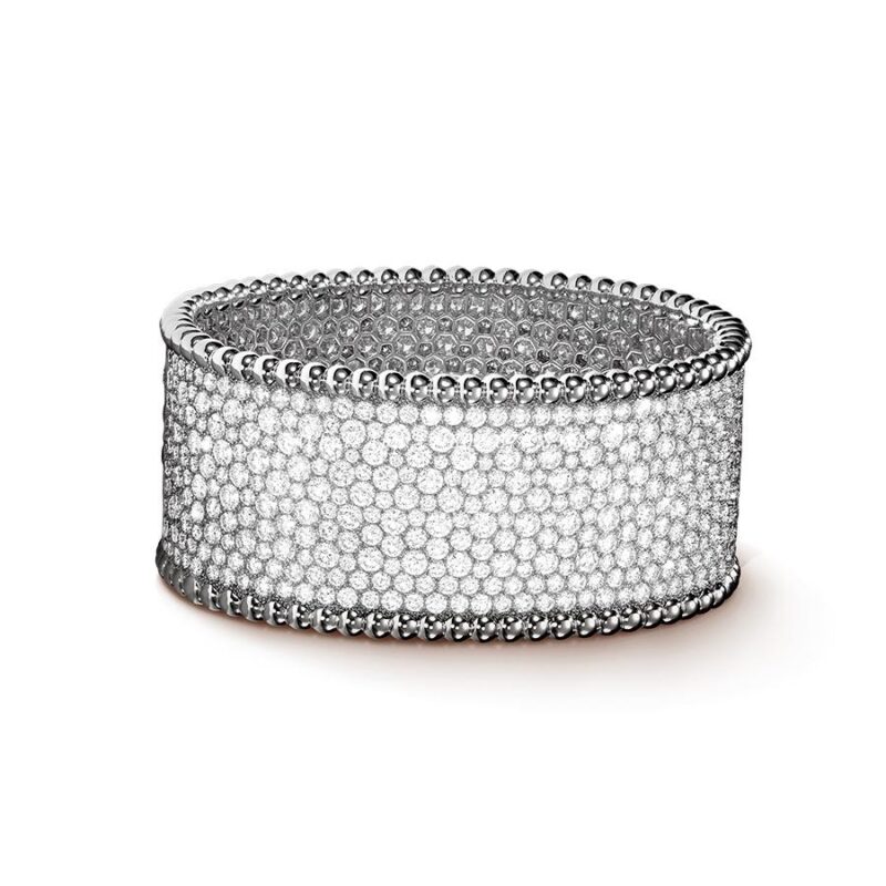 Van Cleef & Arpels Perlée diamonds VCARO2EY00 bracelet white gold 2