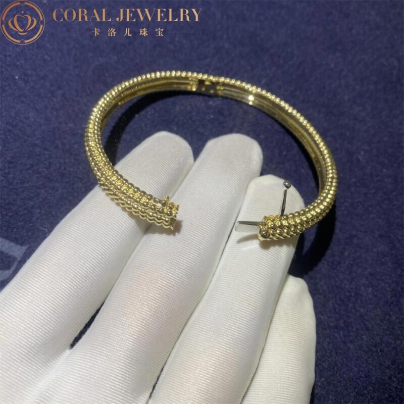 Van Cleef & Arpels VCARP0X200 Perlée pearls of gold bracelet 5 rows Yellow gold bracelet 7