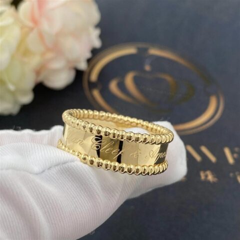 Van Cleef & Arpels VCARO3Y600 Perlée signature ring Yellow gold ring 8