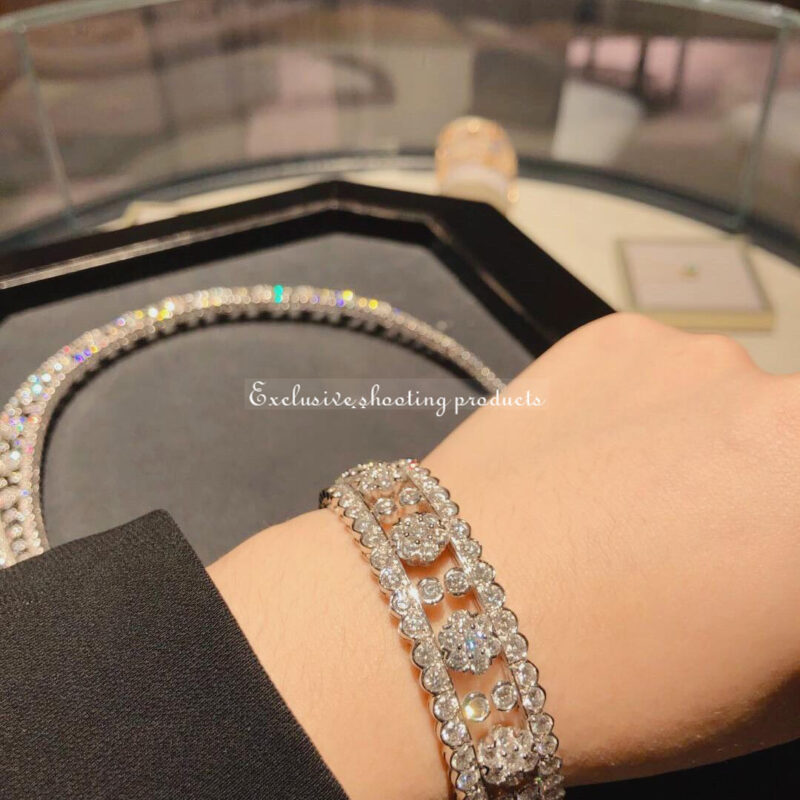 Van Cleef & Arpels Snowflake VCARO3RH00 bracelet Platinum Diamond bracelet 2