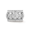 Van Cleef & Arpels VCARO3RM00 Ring Snowflake Diamond Platinum Band Ring 1