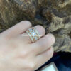 Van Cleef & Arpels VCARO3RV00 Snowflake Diamond ring Yellow gold ring 4