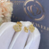 Van Cleef & Arpels VCARO85500 Sweet Alhambra Earstuds Yellow Gold Diamond 1