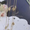 Van Cleef & Arpels VCARO8DG00-yg Sweet Alhambra Long Necklace 16 Motifs Yellow Gold 9