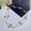 Van Cleef & Arpels VCARO8DG00-yg Sweet Alhambra Long Necklace 16 Motifs Yellow Gold 6